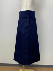【新品】UNTITLED アンタイトル 01/S レディース タイトスカート ネイビー　ベルト付き 20260422-0004 -78202