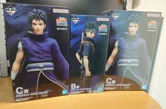 一番くじ　NARUTO疾風伝　心を写す赤き瞳　B賞 うちはシスイ　C賞 うちはオビト×2