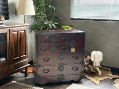 岩谷堂箪笥 チェスト サイドボード キャビネット 漆塗り 和風 無垢材