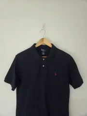 POLO RALPH LAUREN (ポロラルフローレン) ネイビー 半袖ポロシャツ (サイズ 95)