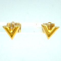 LOUIS VUITTON ルイヴィトン エセンシャルV ピアス ゴールドカラー