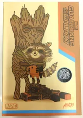 MONDO TREEHUGGER VINYL FIGURE GUARDIANS OF THE GALAXY Rocket & Groot