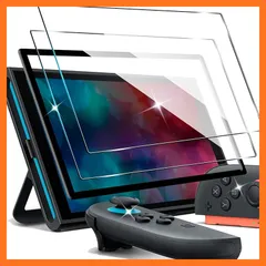 【新品】 ｋａｗａｙｌＪＰ【2枚セット】Switch 2 用 ガラスフィルム Switch 2 保護フィルム【日本旭硝子製】硬度9H 耐衝撃 アンチスクラッチ 高透過率 気泡 飛散防止 指紋防止 撥水撥油 気泡なし ラウンドエッジ加工 簡単貼り付