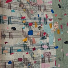BINhouseのSILk手描きろうけつ染めスカ一フ - メルカリ