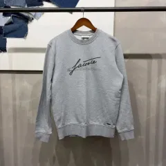 (95) ラコステ LACOSTE カジュアル プリンティング グレー スウェット 長袖 Tシャツ