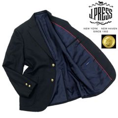 新品】XL春夏 J.PRESS ジェイプレス 銀ボタン紺ブレザー AB7 特価