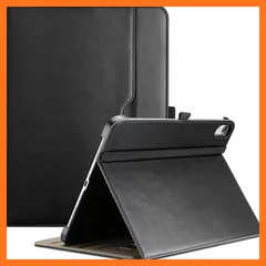 【新品】 ProCase iPad 11世代/10世代 ケース iPad（A16）11インチ 2025/10.9インチ 2022通用 PUレザーカバー A2696 A2757 A2777 ペン収納 耐衝撃 手帳型 スタンド フォリオカバー（ブラック）