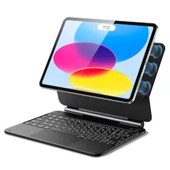 ESR iPad 第11世代(A16,2025)/第10世代用キーボード付きケース マジックキーボード iPad 10.9インチ（2025/2022）フローティングカンチレバースタンド付きケース バックライトキー マルチタッチトラックパッド  1dc218eb
