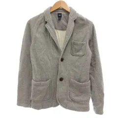 ギャップ GAP スウェット テーラードジャケット 裏毛 S グレー系 パッチポケット /UO ■GY60のサムネイル