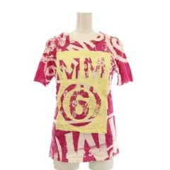 マルタンマルジェラ 6 Martin Margiela 6 ここのえ Tシャツ カットソー 半袖 総柄 M ピンク /KHのサムネイル
