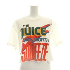 マザー mother プリントクロップドTシャツ カットソー 半袖 XS 白 ホワイト /AT ■OSのサムネイル