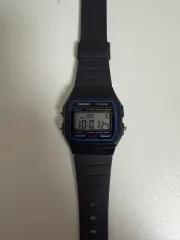 カシオ F-91W ブラック ウレタン 時計