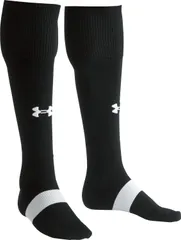 アンダーアーマー UNDER ARMOUR サッカー UA TEAM SOCCER SOCKS メンズ レディース ストッキング 靴下 ソックス 部活動 試合 練習 クラブチーム トレーニング 学校  6003876 001 BLACK/WHITE