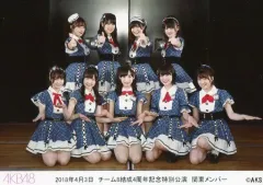 【中古】生写真(AKB48・SKE48) AKB48/集合(チーム8)/横型・2018年4月3日 チーム8結成4周年記念特別公演 関東メンバー/AKB48劇場公演記念集合生写真