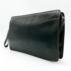 ダンヒル dunhill セカンドバッグ クラッチバッグ レザー ブラック 黒 鞄
