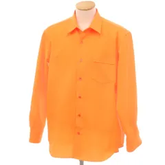【中古】サイ Scye ポリエステル系 レギュラーカラー カジュアルシャツ 蛍光オレンジ【サイズ38】【メンズ】のサムネイル