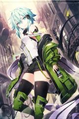 [중고] 동인 포스터 태피스트리 캘린더계 [소드 아트·온라인] B1W 스웨이드 태피스트리 GGO 오리지널 사복 ver 시논(가미란) 에어 코미케 3/로 부네코