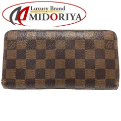 LOUIS VUITTON ルイヴィトン ダミエ 長財布 N60046 ジッピーウォレット エベヌ ローズバレリーヌ/180832【中古】