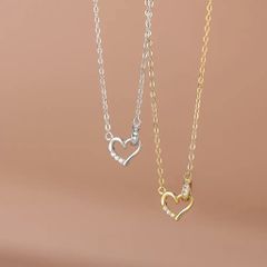 新品】ミルクフェド×ラニーコラボネックレス ハートモチーフ シルバー 