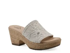 クリフバイホワイトマウンテン レディース シューズ サンダル プラットフォーム Cliffs by White Mountain Biancia Espadrille Platform Sandal Beige Fabric ベージュ