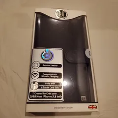 iPhoneケース　手帳型　ブラック