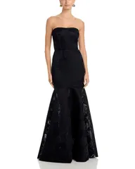 ブラックハロ レディース トップス ワンピーストラップレス Black Halo Kristy Strapless Gown Black ブラック