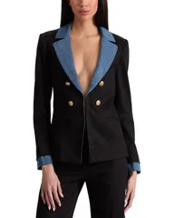 アリスアンドオリビア レディース アウター ジャケット・ブルゾン ブレザー Alice and Olivia Mya Blazer Black ブラックのサムネイル