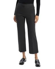 セオリー レディース ボトムス カジュアルパンツ クロップド Theory Cropped Kick Flare Pants Charcoal Melange チャコール