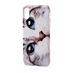 iPhone X ソフトケース テクスチャー サバトラ PM-A17XUCAT01のサムネイル