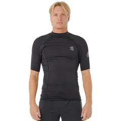 リップカール メンズ トップス シャツ 半袖 Rip Curl Search UPF Perf ShortSleeve Rashguard Mens Black ブラックのサムネイル