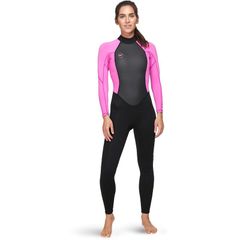 O'Neill Women's Reactor II 32 BackZip Full Wetsuit, Black
