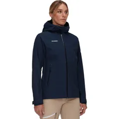 マムート レディース アウター ジャケット・ブルゾン フーデッドジャケット ジャケット Mammut Alto Light HS Hooded Jacket Womens Marineのサムネイル