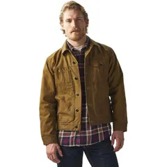 フィルソン メンズ アウター ジャケット・ブルゾン ジャケット Filson Cruiser Short Lined Jacket Mens Dark Tan タンのサムネイル