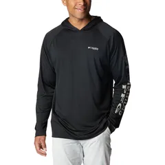 コロンビア メンズ トップス シャツ パーカー Columbia Terminal Tackle Pullover Hoodie Mens BlackCool Grey Logo ブラック
