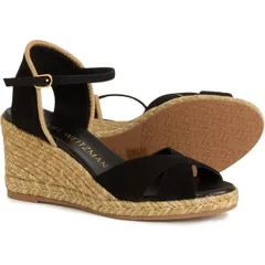 スチュアート ワイツマン レディース シューズ スニーカー サンダル スエード Stuart Weitzman Made in Spain Mirela II Espadrille Wedge Sanのサムネイル
