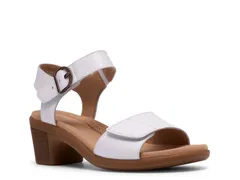クラークス レディース シューズ サンダル Clarks Emily Amanda Sandal Off White オフホワイト