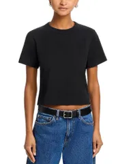 フレーム レディース トップス Tシャツ FRAME The Boxy Tee Black ブラックのサムネイル