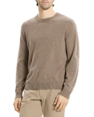 セオリー メンズ アウター ニット・セーター Theory Hilles Cashmere Sweater Dark Feather Melange