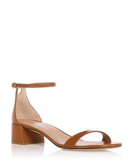 スチュアート ワイツマン レディース シューズ サンダル ヒール Stuart Weitzman Womens Nudist 35 Block Heel Sandals Macchiato