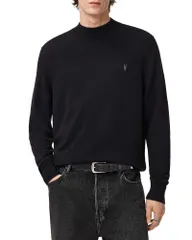オールセインツ メンズ アウター ニット・セーター レギュラーフィット モックネック ナイロン ウール ALLSAINTS Kilburn Wool Nylon Regular Fit Mock Neのサムネイル