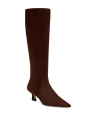 スチュアート ワイツマン レディース シューズ ブーツ・レインブーツ Stuart Weitzman Womens Vinnie 50 Zip Boots Deep Coffee コーヒーのサムネイル