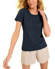 トッミーバハマ レディース トップス Tシャツ Tommy Bahama Salty Breeze Tee Dark Sapphire サファイアのサムネイル