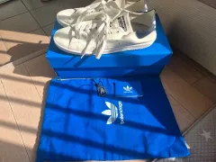 アディダス バレンシアガ スタンスミス 45サイズ オフホワイト