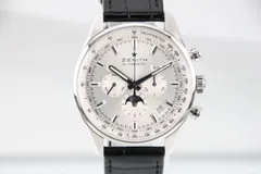 ゼニス エル・プリメロ 410 カレンダー ムーンフェイズ 03.2091.410 シルバー 42mm 付属完備 美品のサムネイル