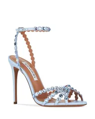 アクアズーラ レディース シューズ サンダル Aquazzura Womens Tequila 105 Sandals Baby Blue ブルー
