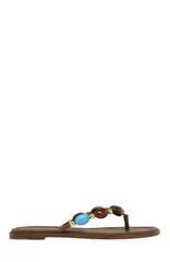 ジャンヴィト ロッシ レディース シューズ サンダル Gianvito Rossi Shanti Thong 05 Sandals Brown ブラウン