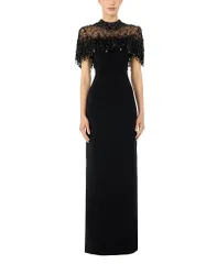 ジェニー・パッカム レディース トップス ワンピース マキシ Jenny Packham Livia BeadedEmbellishment Maxi Dress Liquorice