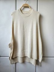 HYKE / FRINGE SWEATER VEST / 232-11332 - メルカリ