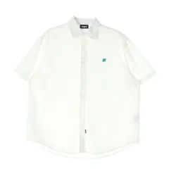 NERDY 23SS ロゴ パッチ オーバーサイズ 半袖 コットン シャツのサムネイル