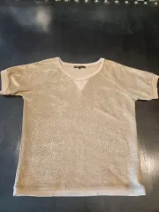 Maje マージュ メタリック GOLD パール COTTON 半袖 Tシャツのサムネイル
